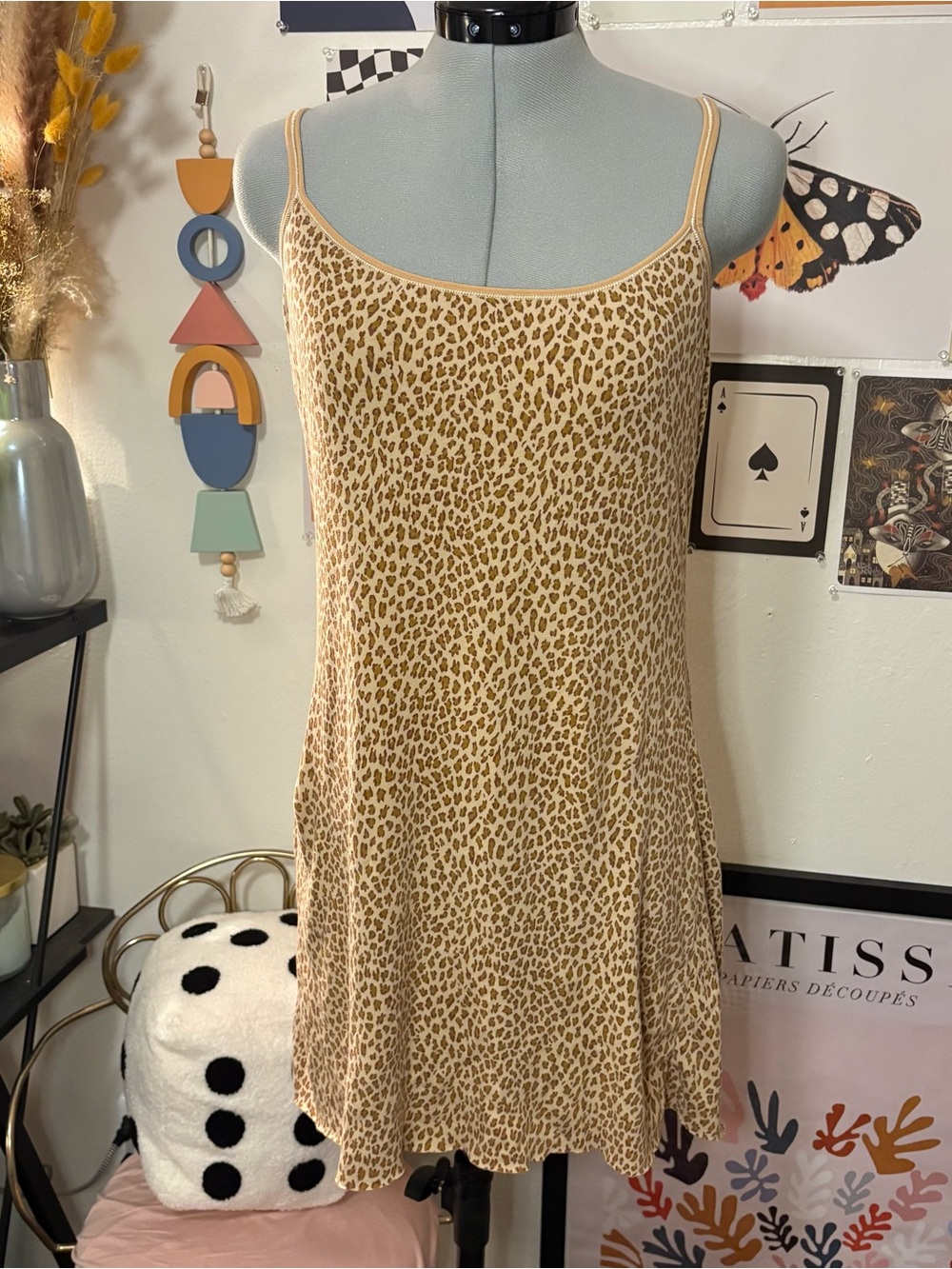 Vintage 1999 Victoria’s Secret Leopard Print Slip Dress | Size M